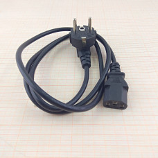 Кабель евровилка 220V - IEC 320 C13, 1 м (OEM)