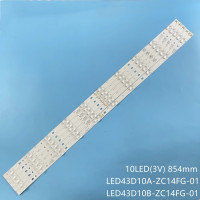 Подсветка 43" LED43D10B-ZC14FG-01 30343010203, LED43D10B-04 30343010202, 10 лент (сост), 10LED, 3V,