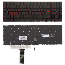 Клавиатура Lenovo Legion Y520 Y520-15IKB черная без рамки, плоский Enter, без подсветки, новая