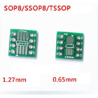 Адаптер TSSOP8 SSOP8 SOP8 (0.65 мм) на DIP8