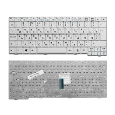 Клавиатура Acer Aspire One 531, A110, A150, D150, D210, ZG5 белая, Г-образный Enter