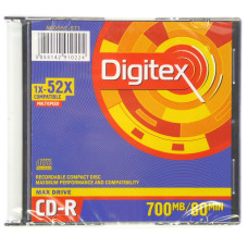 Диск CD-R 700Mb в узком боксе (slim case)