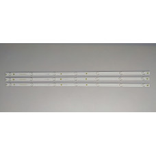 Подсветка 40" CRH-Z40E6000303007036AD REV1.0, 3 ленты, 8LED, 3V, 758 мм, с разбора отличное