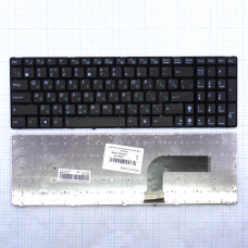 Клавиатура Asus N53 K53 черная с черной рамкой, VER-1, NEW