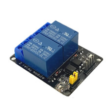 2-канальный релейный модуль с оптопарой 12V