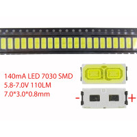 Светодиод SMD 7030, 6V, 140mA, 1W, 2800-3200K (Warm White) Светодиод SMD 7030, 6V, 140mA, 1W, 2800-3200K (Warm White)