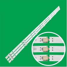 Подсветка 43" JL.D42571330-003JS-M_V02, 3 ленты, 7LED, 3V, 780 мм, NEW Подсветка 43" JL.D42571330-003JS-M_V02, 3 ленты, 7LED, 3V, 780 мм, NEW