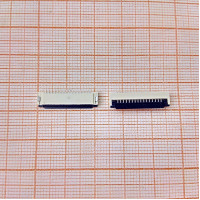 Коннектор FFC/FPC 1.0 мм 16 pin поворотный передний