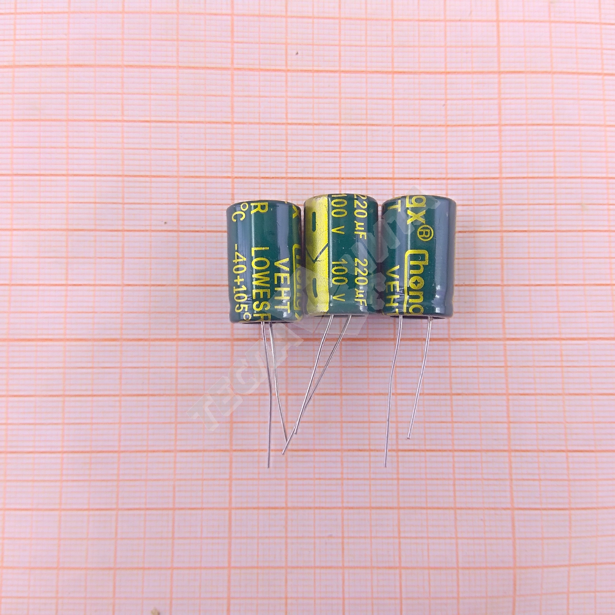Конденсатор 100V 220uf (13x21) LOWESR ChangX