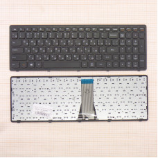 Клавиатура Lenovo IdeaPad Flex G505s Z510 S510 черная с черной рамкой плоский Enter, NEW