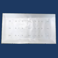 Рассеиватель 39" Direct LED, 3*7 LED, LC390TU1A (отражатель, пластик, два поляризатора)