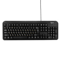 Клавиатура Gembird KB-8330U-BL черная, USB
