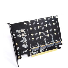 Контроллер PCI-E4.0 X16 NVMe SSD x4