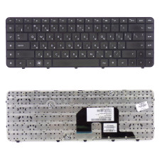 Клавиатура HP Pavilion DV6-3000 черная с черной рамкой плоский Enter, Б/У