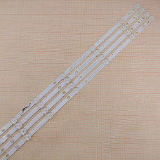 Подсветка 43" 08-43DN-3528-0D35-4X10-770X10-220324 CY-430D-4X10, 4 ленты, 10LED, 3V, 770 мм, с разбо