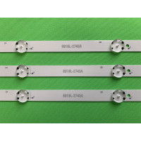 Подсветка 43" V16.5 ART3 2743, 6916L-2743A, 3 ленты, 7LED, 3V, 840мм, NEW