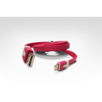 Кабель iQFUTURE цветной Lightning USB для Apple iPhone X, 8 Plus, 7 Plus, 6 Plus, iPad, iPod розовый