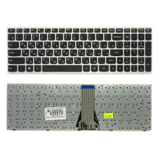 Клавиатура Lenovo IdeaPad G50-30, G50-45, G50-70 черная с серой рамкой