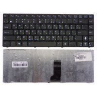 Клавиатура Asus K43T черная, рамка черная, горизонтальный Enter, Б/У
