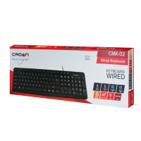 Клавиатура Defender CMK-02 черная, USB