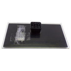 Подставка STAND TF-LED28S14 черная - стеклянная, Б/У