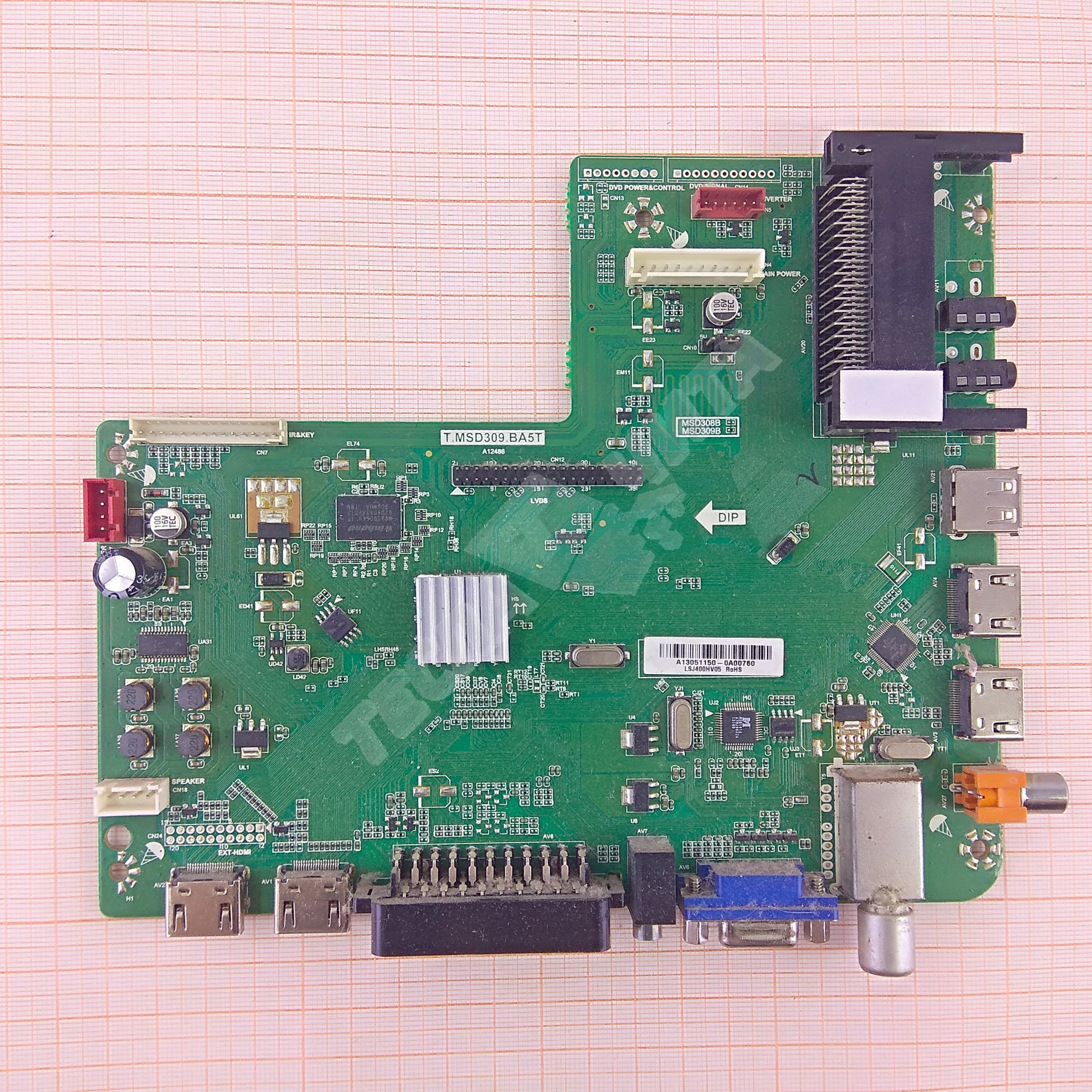 Плата Main T.MSD309.BA5T DNS V40D8200 (LSC400HV02-W06)