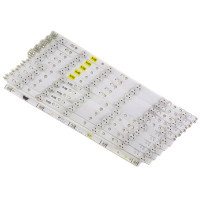 Подсветка 40" D1GE-400SCA-R3, D1GE-400SCB-R3, 10 лент, 12LED, 3V, 766мм, с разбора