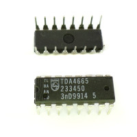 TDA4665 Линия задержки полосы пропускания ТВ, 64 мкс, DIP-16