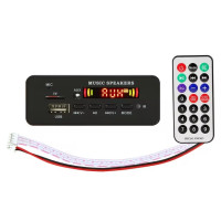 Модуль проигрывателя MP3 USB TF FM AUX BT 6-18V [JQ-D021BT-A1]