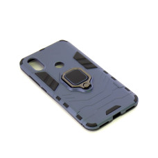 Чехол-накладка для Xiaomi Mi 6X пластик, силикон темно-синий