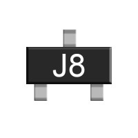 Транзистор S9018 (J8), NPN, 18 В, 0.05 А, SOT-23