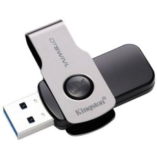 USB диск Kingston DTSWIVL/32GB 32Gb DataTraveler silver/black, USB 3.0, R 100Mb/s, W 30Mb/s