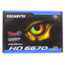 Видеокарта GIGABYTE ATI Radeon HD 6670 (GV-R667OC-1GI) Б/У