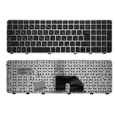 Клавиатура HP Pavilion DV6-6000 черная, рамка серая, Г-образный Enter