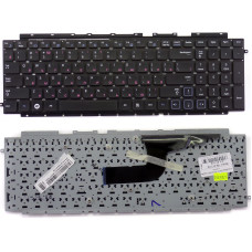 Клавиатура Samsung RC710 RC711 RC720 черная без рамки, плоский Enter