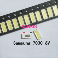 Светодиод SMD 7030, 6V, 80mA, 1W, белый холодный (Sanxin)