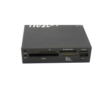 Кард-ридер 3.5", CF/MD, MS/MSPRO, черный