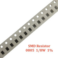 Резистор SMD 0805, 1%, 0.125W (1/8W), 0.1 - 0.91 Ом