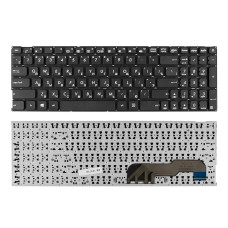 Клавиатура Asus X541NA, X541NC, X541SA, X541SC, X541UA Series черная, без рамки, плоский Enter