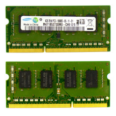 SODIMM DDR3 Samsung 4Gb 1333 MHz (PC3-10600) [M471B5273DM0-CH9] Б/У