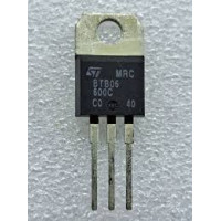 Симистор BTB08-600C, 600V, 8A, 60mA, TO-220AB