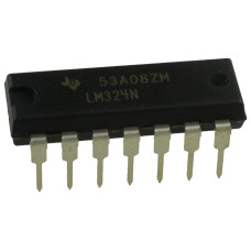 LM324N счетверенный ОУ общего применения, DIP-14