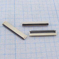 Коннектор FFC/FPC 1.0 мм 24 pin поворотный передний