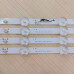 Подсветка 43" 08-43DN-3528-0D35-4X10-770X10-220324 CY-430D-4X10, 4 ленты, 10LED, 3V, 770 мм, с разбо