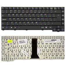 Клавиатура Asus F2, F3, Z53 черная 28pin, без рамки, плоский Enter
