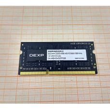 Память SODIMM DDR3 Dexp 4Gb 1600 МГц (PC3-12800), DEXP4GD3SD13