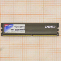 Память DIMM DDR2 Patriot 1Gb 900 МГц (PC2-7200) PDC22G7200ELK, Б/У