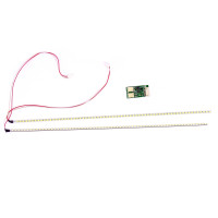 Подсветка 17" CJY-17, CJY-2040-12V, 2 ленты, 132LED, 1821 3V, 353 мм, 1ch, с драйвером, NEW