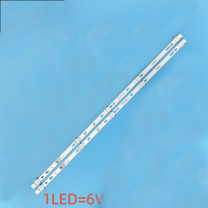 Подсветка 32" KJ32D05-ZC62AG-02/03 303KJ320053/54, 2 ленты, 5LED, 6V, 562 мм, NEW