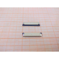 Коннектор FFC/FPC 1.0 мм 22 pin вверху выдвижной